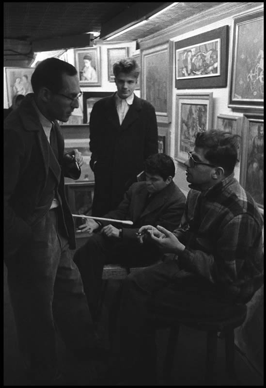 Beat Scene 1957. Allen GIinsberg and Barney Rosset (Burt GlinnMagnum Photos)