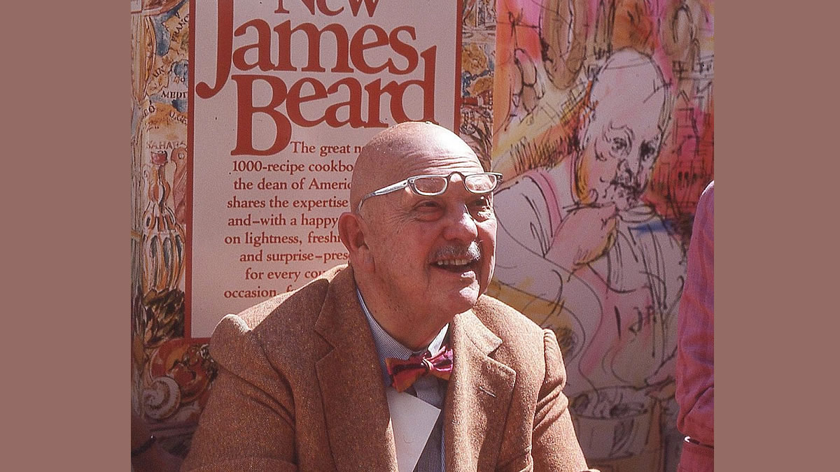 James Beard book signing photo