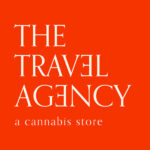 The Travel Agency: a cannabis store logo