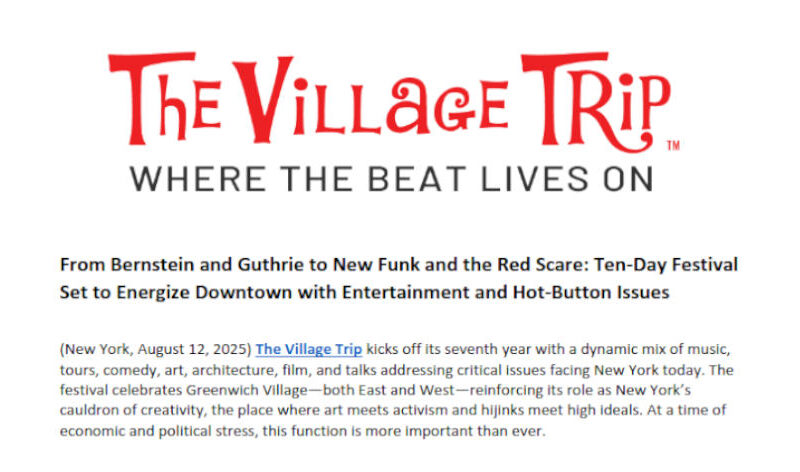Remix! Rethink! Revive! The Village Trip Festival Media Release Remix! Rethink! Revive! The Village Trip Festival Media Release