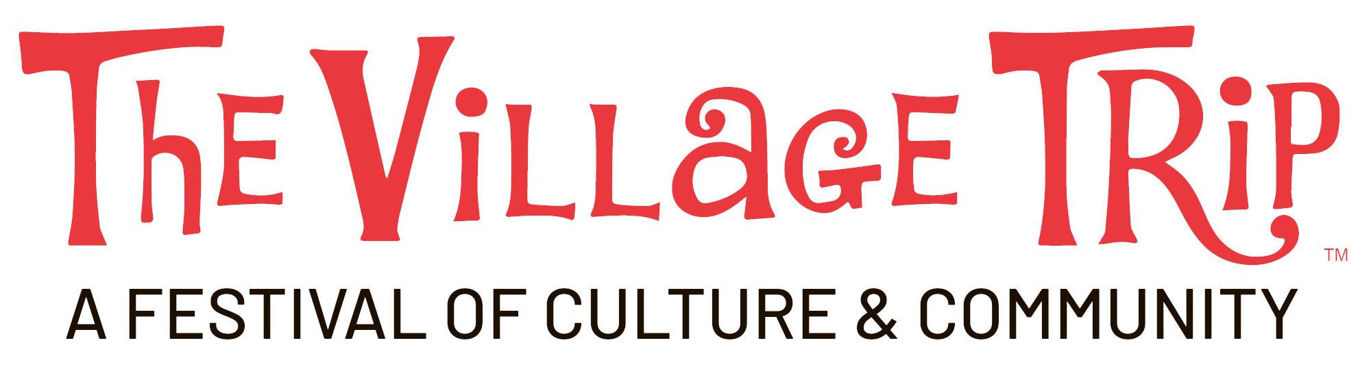 The Village Trip logo with tag line The Village Trip logo with tag line