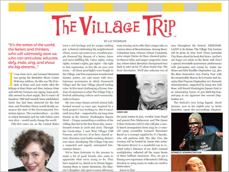 Article in the Village View Article in the Village View