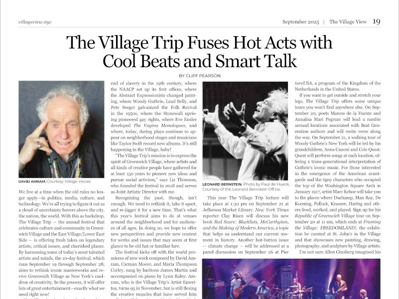 Article in the Village View Article in the Village View