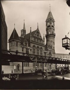 Jefferson Market Court and the El (Picryl)