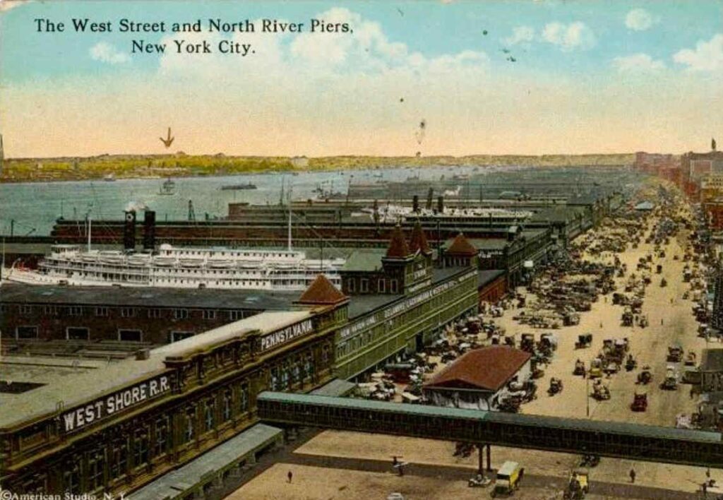 West Street and New York City Piers