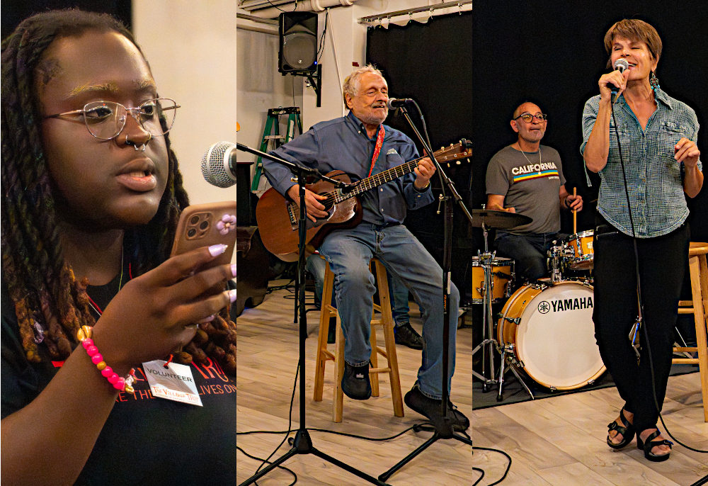 Performers at The Village Trip Open Stage night in 2025