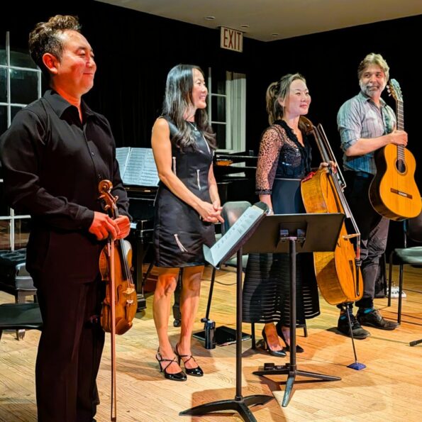 14 The Ahn Trio with guitarist James Moore (Liz Thomson)