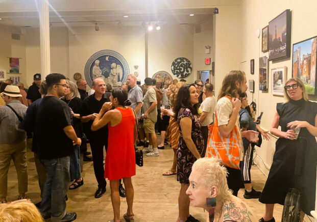2 Framing the Village - launch party (Cliff Pearson)