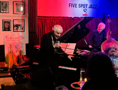 34 David Amram introducing Miles & Trane at 100 (Cliff Pearson)