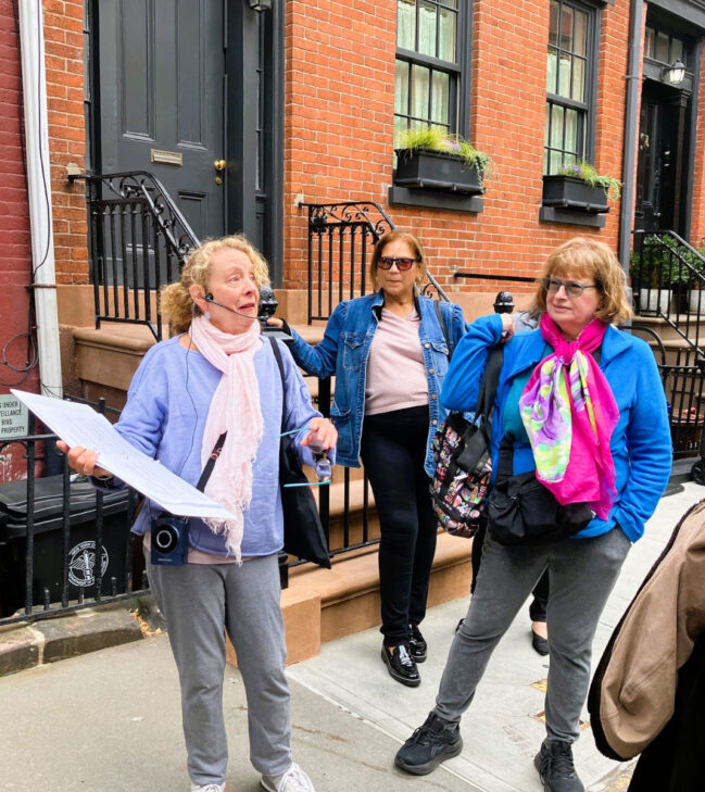 4 - Jamie Bernstein - Wonderful Town tour guide with the mostest (Cliff Pearson)