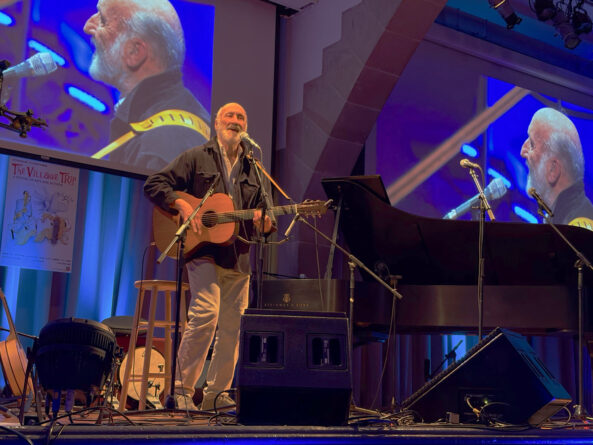 55 Noel Paul Stookey closes the Greenwich Village Folk Festival (Rob Helman)